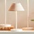 French Country Alluna Cordless Led Lamp 10" - Ecru Linen Shade/White Base For Sale - Image 3 of 11