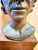 Early 20th-Century Female Bronze Bust on Stand by Oliver Grymes For Sale - Image 10 of 16