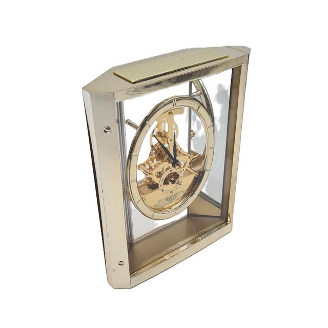 Japanese Seiko Quartz Table Clock, 1970s For Sale - Image 17 of 17