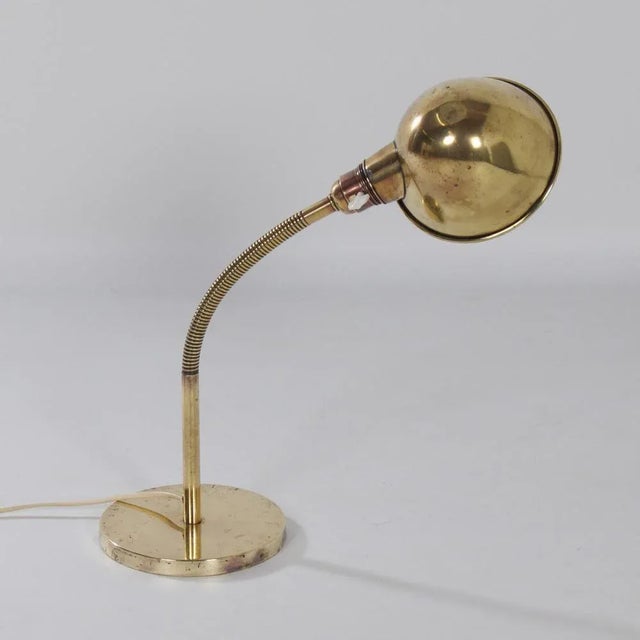 Bronzed Copper Model No. 15 Desk Lamp by H. Busquet for Hala, 1930s For Sale - Image 11 of 12