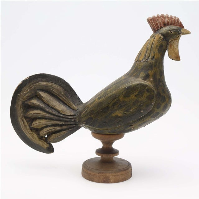 Swedish Folk Wooden Chicken Money Box & Egg Layer, 1920s, Set of 2 For Sale - Image 4 of 18