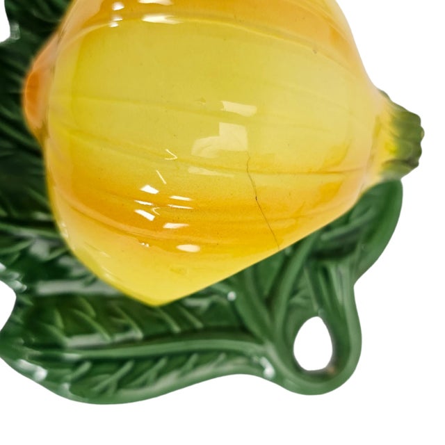 Green Pear Onion Apple Wall Pocket Set of 3 For Sale - Image 8 of 9