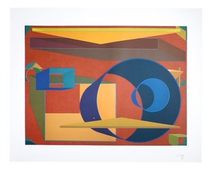 Al Held, Pradorama, 1991, Lithograph