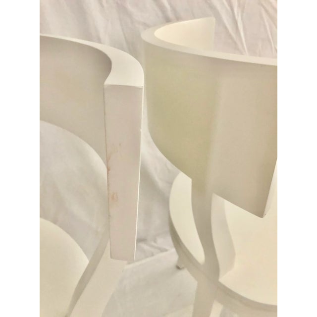 2020s Custom Set 4 Redford House "Thomas" Lacquered Wood Klismos Dining Side Chairs For Sale - Image 5 of 8