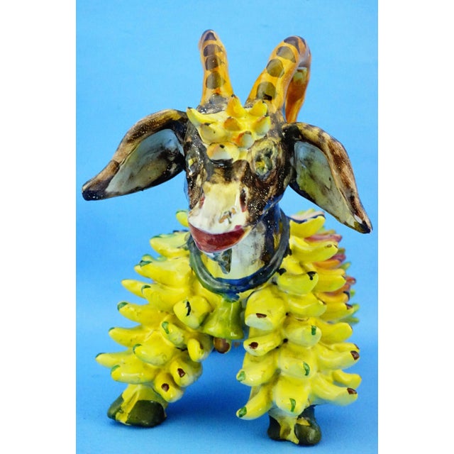 After Richard Dölker, Vietri German Period Goat Sculpture, 20th Century, Ceramic For Sale - Image 12 of 18