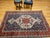 Textile Vintage Persian Bakhtiari Bibibaft Rug, Hand-Knotted Wool, Geometric Medallion Design, Vegetable Dyes, Navy & Red, 5x7 For Sale - Image 7 of 18