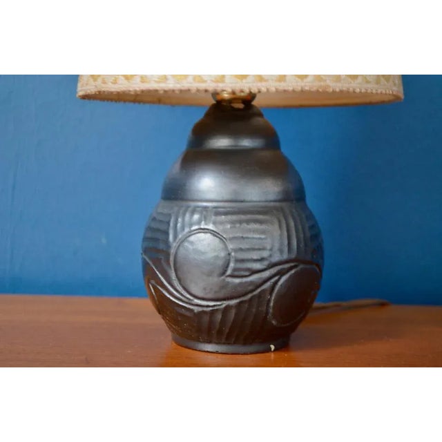 Art Deco Ceramic Lamp, 1930s, Set of 2 For Sale - Image 10 of 12