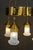 Art Deco Hammered Chandelier with Opaline Glass Shades, Vienna, 1920 For Sale - Image 15 of 18