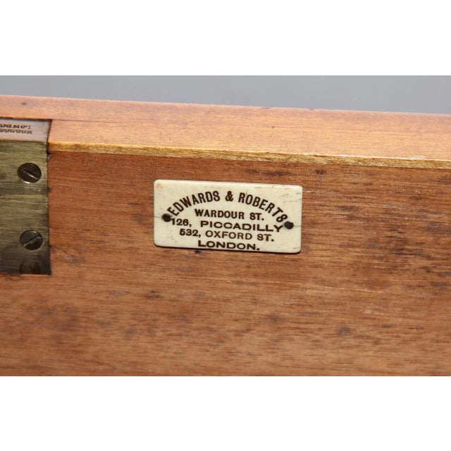 Wood Antique Satinwood Cylinder Bookcase from Edwards & Roberts For Sale - Image 7 of 18