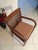 Pretty massive desk armchair armchair chair hier we offer you a very massive chair of a Viennese hotel with synthetic...