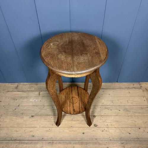 Large Oak Plant Table For Sale - Image 4 of 14