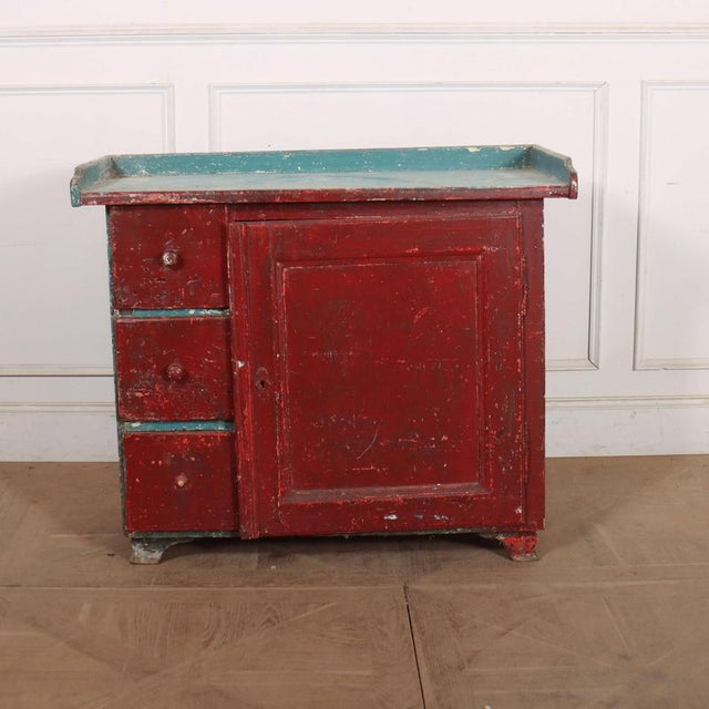 Austrian Orignial Painted Buffet For Sale - Image 11 of 11