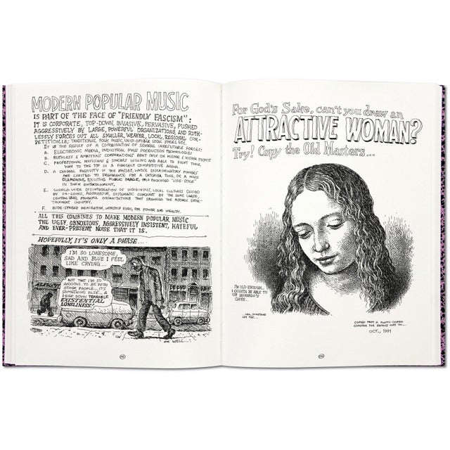 Paper TASCHEN Books Robert Crumb "Sketchbooks 1982-2011" 6-Volume Boxed Set and Signed Print, Limited Art Edition, 7 Pieces For Sale - Image 7 of 8