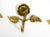 1950s Mid-Century Brass Rose Wall Coat Hooks, 1950s, Set of 5 For Sale - Image 5 of 10