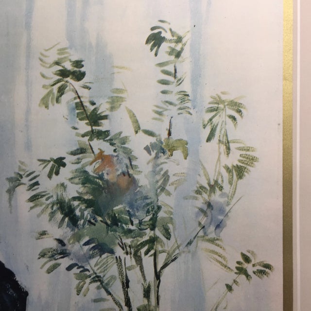 1936 Vintage Adrian Drian Fashion Illustration For Sale In New York - Image 6 of 9