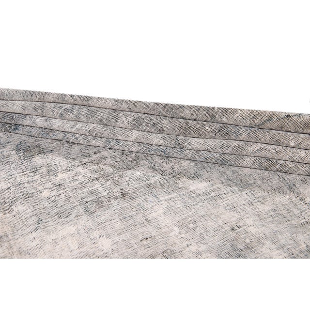 Early 20th Century Distressed Antique Persian Kerman Wool Rug For Sale - Image 4 of 12