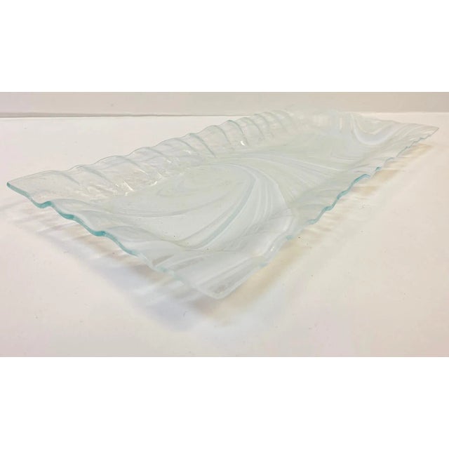 Traditional Sydenstricker Art Fused Glass Plate For Sale - Image 3 of 7