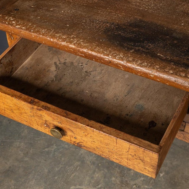 Black Set of 20th Century French Walnut Jewellery Makers Benches, 1920s For Sale - Image 8 of 18