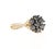 Contemporary 1.70 Carat Black Diamond Yellow Gold Cocktail Ring Size 6.5 For Sale - Image 3 of 11