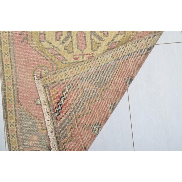 1950s Mid 20th Century Orange Handknotted Wool Carpet For Sale - Image 5 of 5