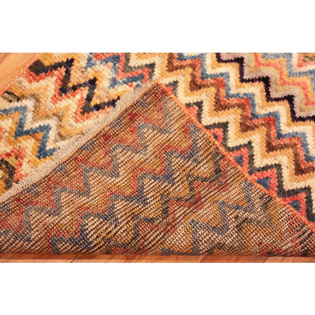 Mid 20th Century Nazmiyal Collection Vintage Persian Gabbeh Rug For Sale - Image 5 of 5