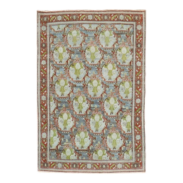 Antique Senneh - 3'7" x 5'1" For Sale