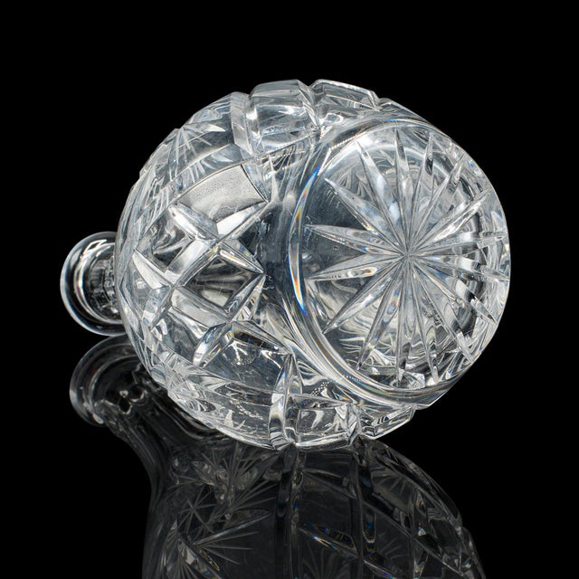 Vintage Liqueur Decanter, English, Cut Crystal Glass, Mid 20th Century, c.1960 For Sale - Image 9 of 12