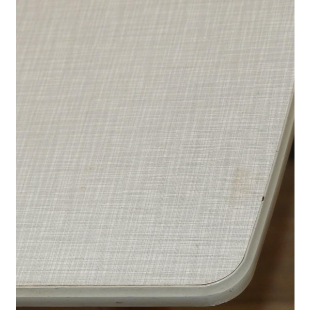 Tan Vintage Kitchen Table, 1950s For Sale - Image 8 of 13