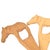 African Early 20th Century Warthog Serving Spoon and Fork Set Kenya For Sale - Image 3 of 6