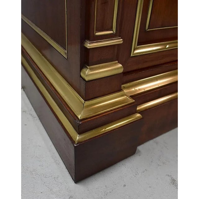 19th Century Louis XVI Style Mahogany Cabinet For Sale - Image 14 of 18