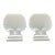 Vintage Clam Shell Pedestals - Set of 2 For Sale