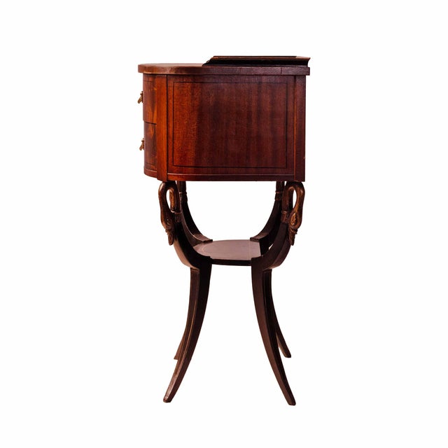 Traditional Antique Mahogany Side Table For Sale - Image 3 of 8