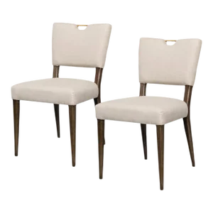 Modern English Dining Chairs - a Pair
