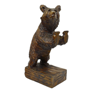 Black Forest Style Standing Bear Bookend