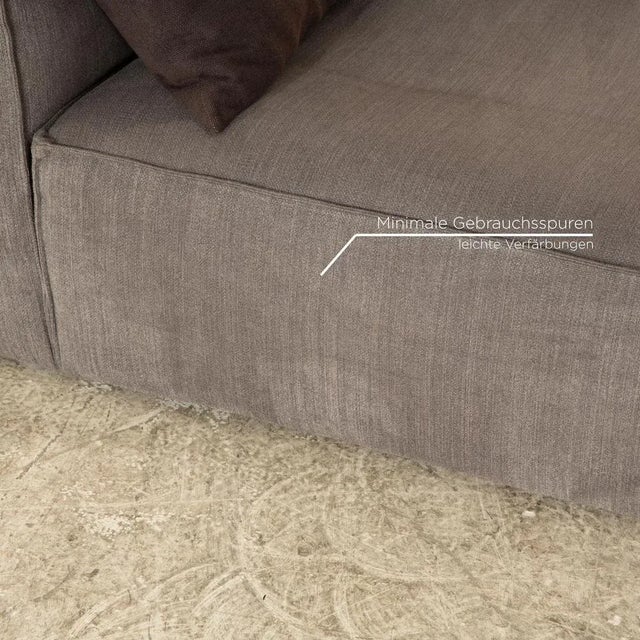 Modern Cosima Fabric Four Seater Gray Sofa from Bolia For Sale - Image 3 of 8