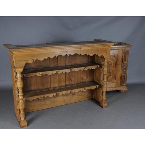 Baroque Baroque Cupboard in Light Oak, 1840 For Sale - Image 3 of 13
