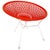 Metal Outdoor Balloon Lounge Chairs, Italy, 1970s, Set of 4 For Sale - Image 7 of 7