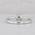 0.40ctw Round Diamond Engagement Ring 18k White Gold Small Size 3 For Sale - Image 4 of 7