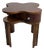 Art-Deco Walnut Coffee Table with Drawers, 1930s For Sale