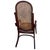 Traditional Rare Vienna Secession Bent Oak & Cane Easy Chair No. 01 Attributed to Thonet For Sale - Image 3 of 5