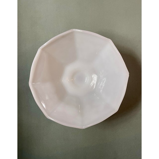 Vintage “Harvest Grape” Milk Glass Centerpiece Bowl For Sale - Image 4 of 7
