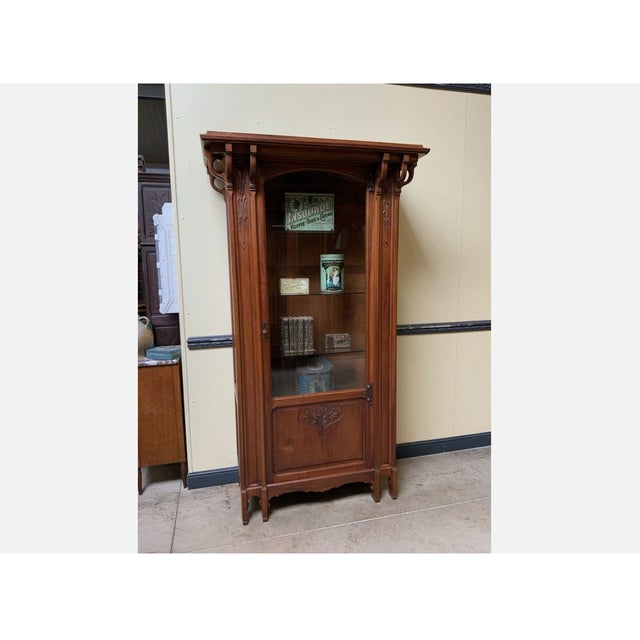 Antique Art Nouveau Bookcase, 1900 For Sale - Image 3 of 13