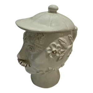 J. Sanches Lisbon Vintage Lidded Figural Pitcher