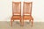 Mid-Century Modern Stickley Style Arts & Crafts Teak and Cane Side Chairs or Dining Chairs, Pair For Sale - Image 3 of 13