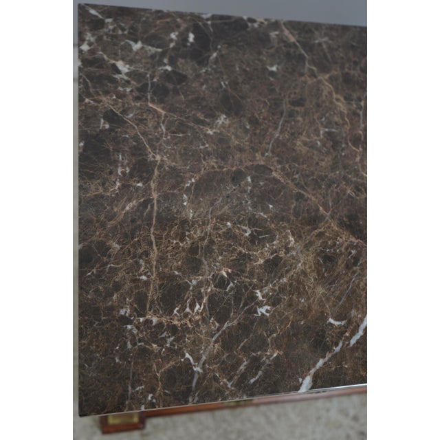 Henredon Historic Natchez Marble Top Chest For Sale In Philadelphia - Image 6 of 18