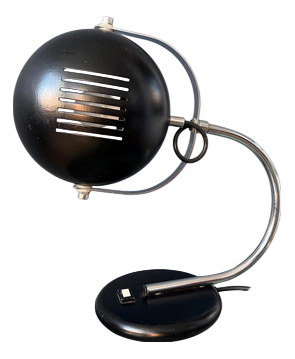 Vintage Space Age Brown Table Lamp from Herda