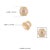 Rose Gold Plated Art Deco Ring With Emerald Cut & Baguette Cubic Zirconia - Size 8 For Sale - Image 9 of 10