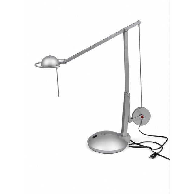 Vintage Postmodern Bauhaus Halogen Table Lamp by Brilloner, Germany, 1980s For Sale - Image 4 of 4