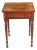 Antique Early American Country Farmhouse Cherry Parlor Side Table For Sale