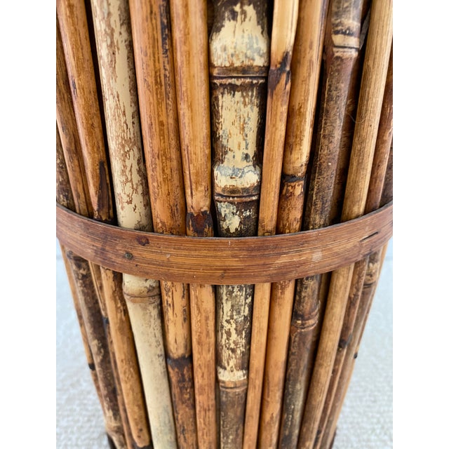 Mid Century Bamboo Umbrella Stand Chairish